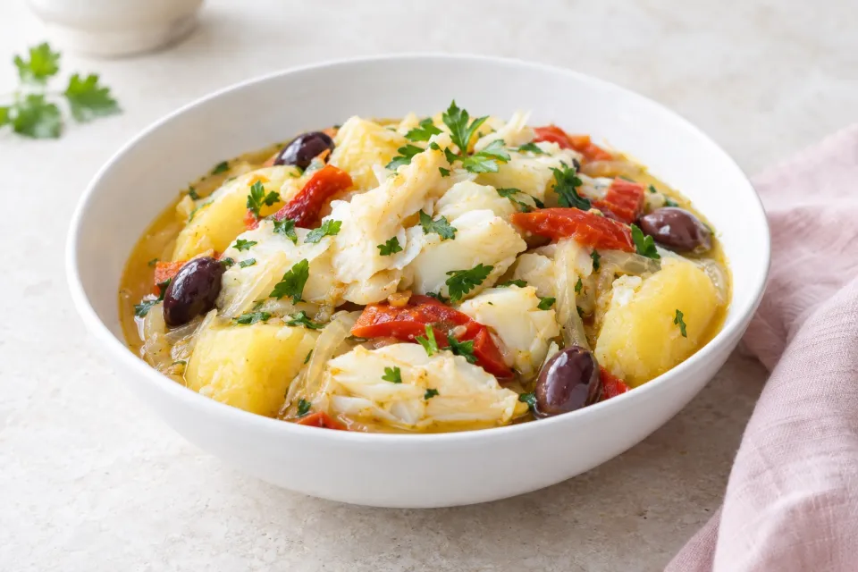Portuguese Salt Cod Stew