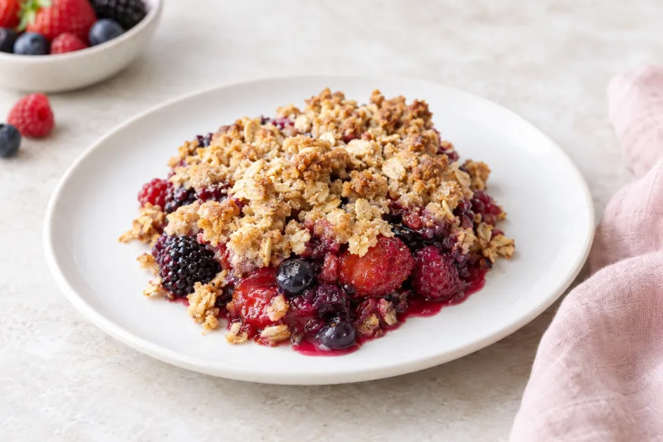 Triple Berry Crisp