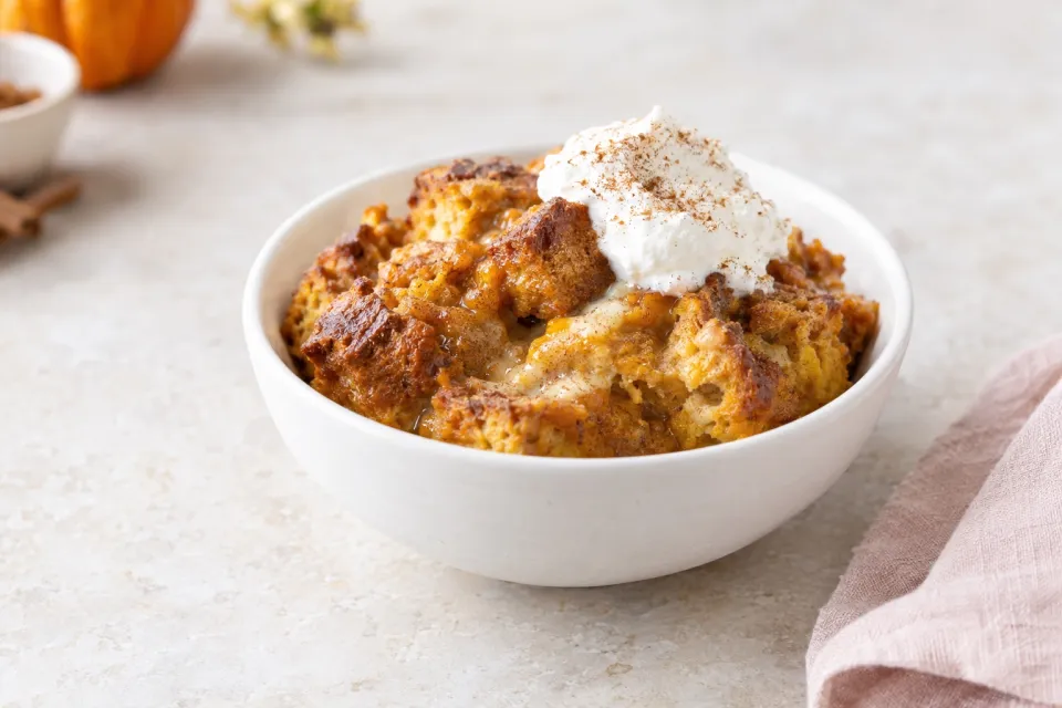 Pumpkin Bread Pudding