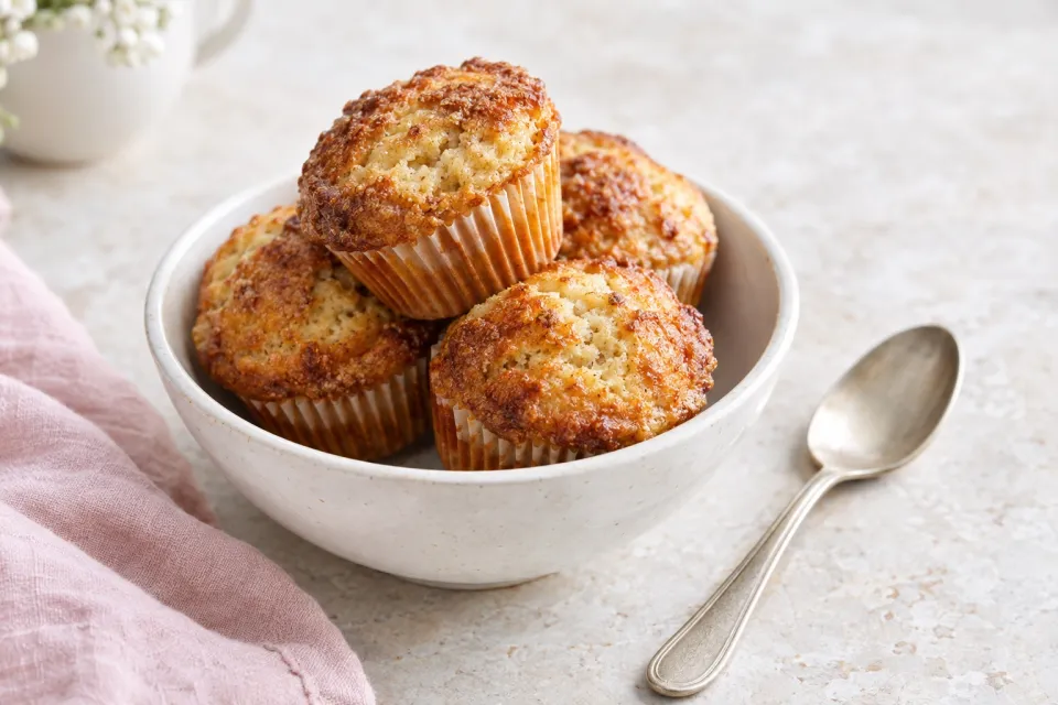 Browned Butter French Breakfast Muffins