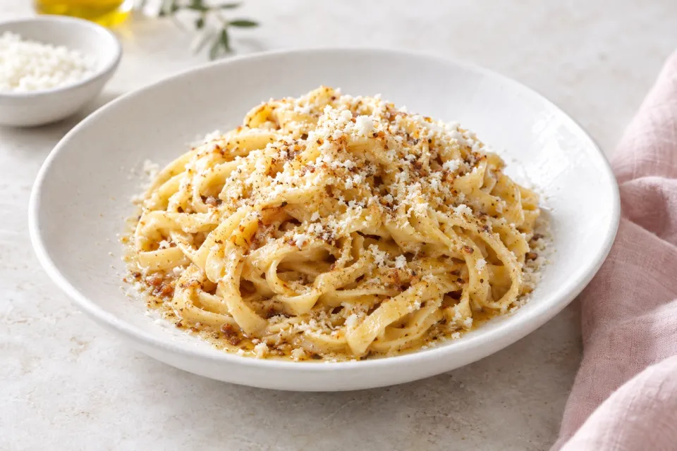Pasta with Browned Butter and Mizithra