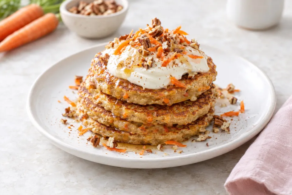Carrot Cake Pancakes