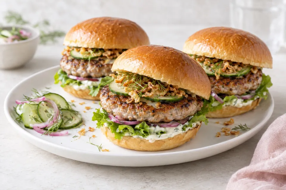 Danish Pork Burgers