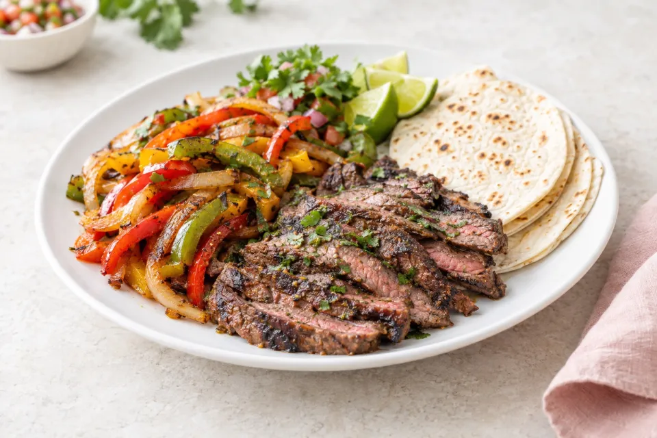 Grilled Steak Fajitas