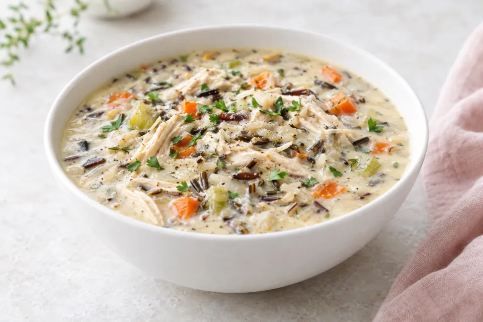 Creamy Chicken and Wild Rice Soup