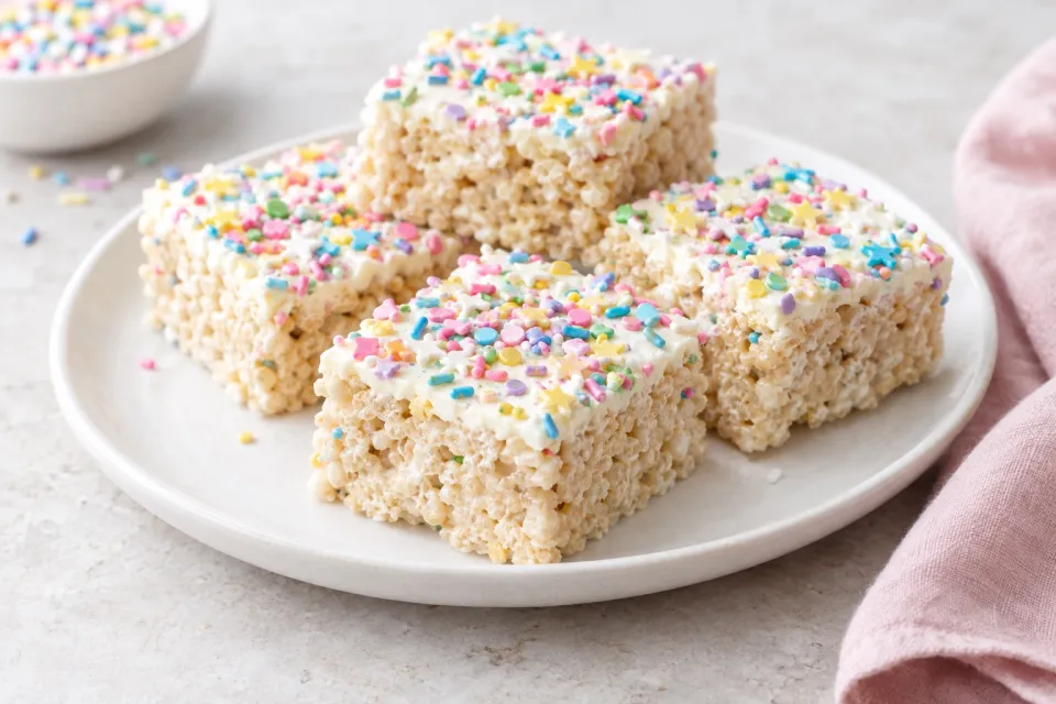 Sugar Cookie Rice Krispie Treats