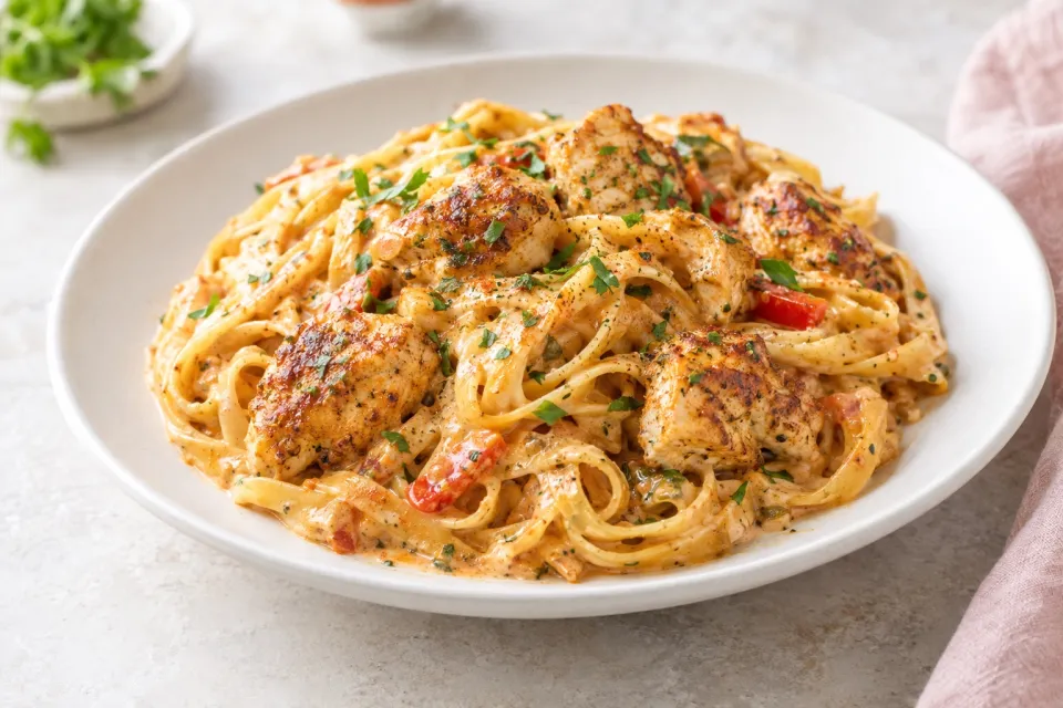 Creamy Cajun Chicken Pasta