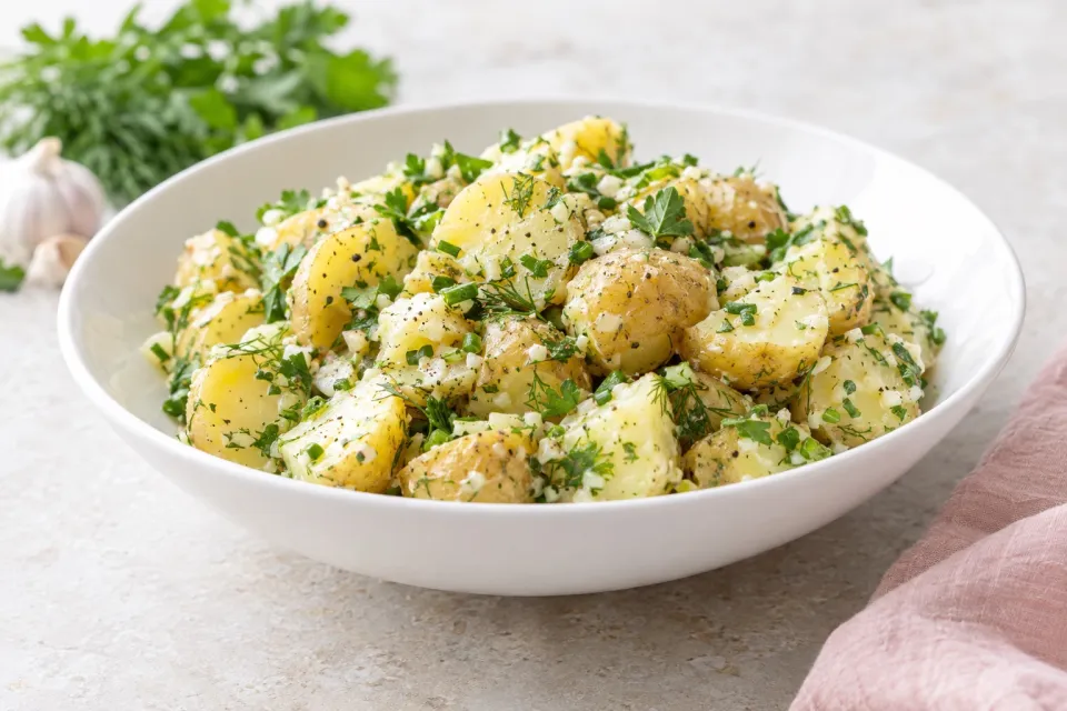 Garlic-Herb Potato Salad
