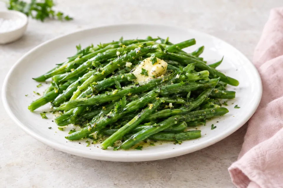 French Green Beans with Butter and Herbs