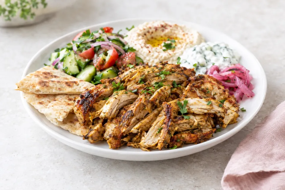Oven Roasted Chicken Shawarma