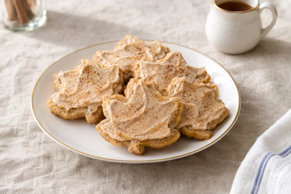 Maple Cinnamon Sugar Cookies