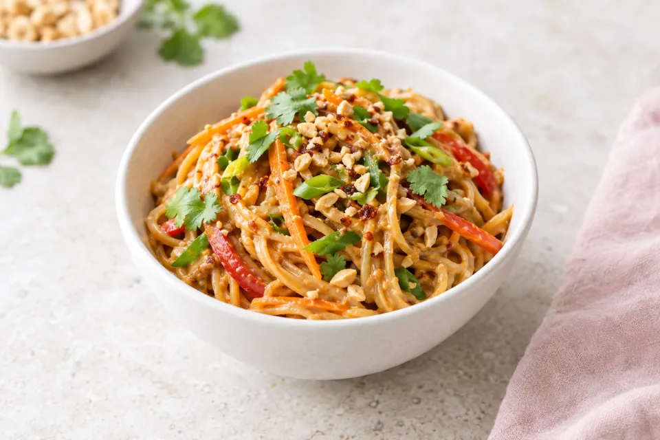 Spicy Thai Peanut Noodles