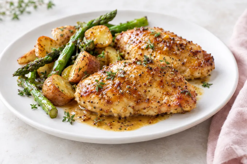 Maple-Mustard Skillet Chicken