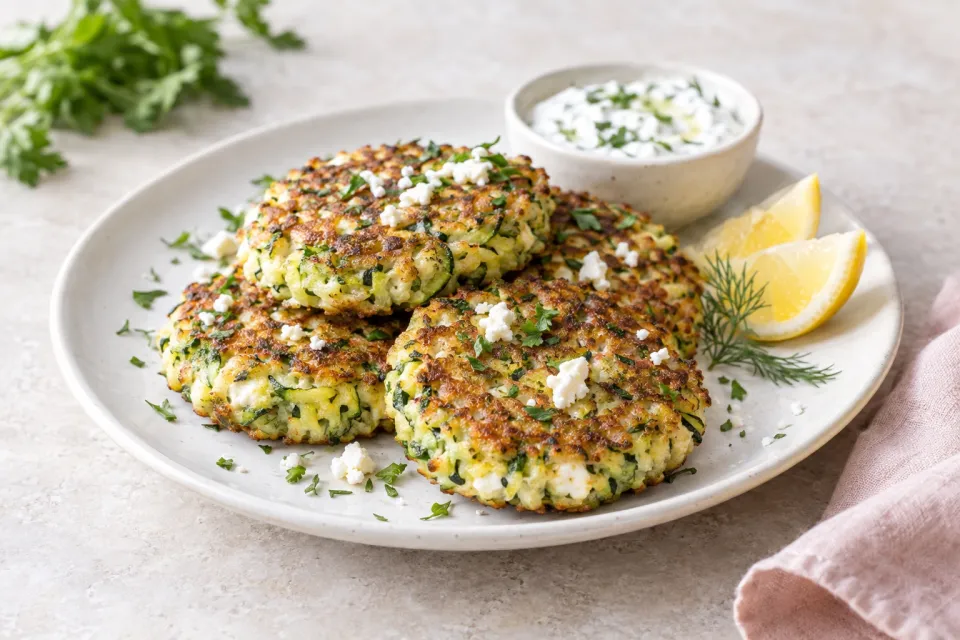 Zucchini Feta Patties