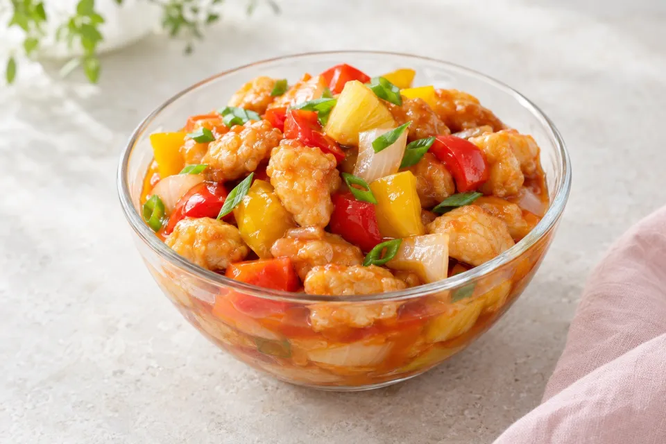 Lighter Sweet and Sour Chicken