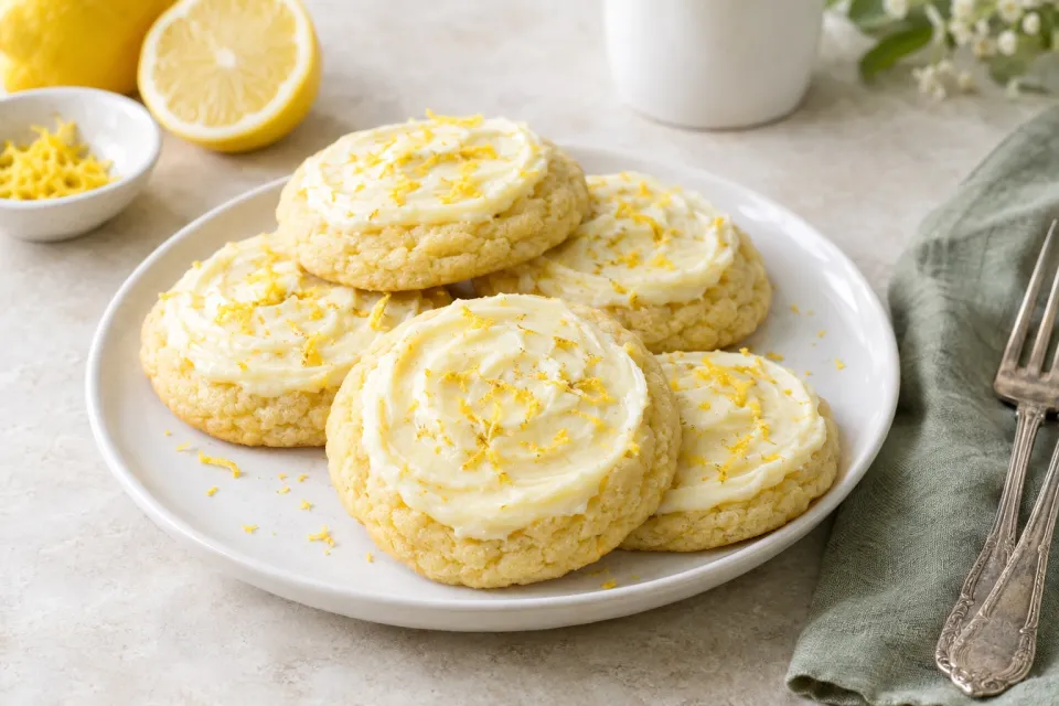 Chewy Lemonade Sugar Cookies