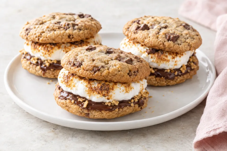 S’mores Cookie Sandwiches