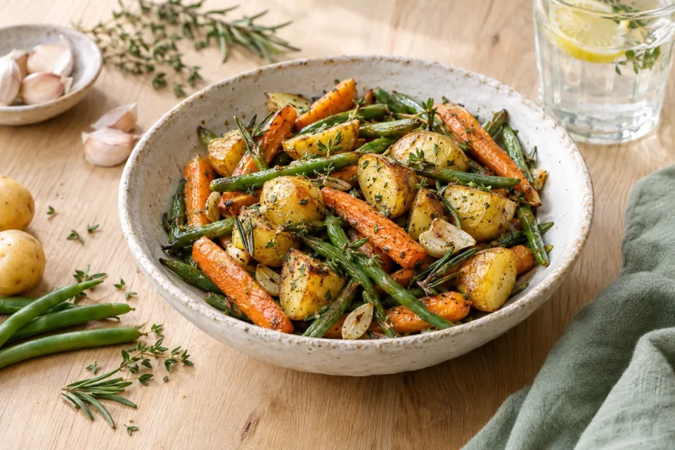 Roasted Vegetables with Garlic and Herbs