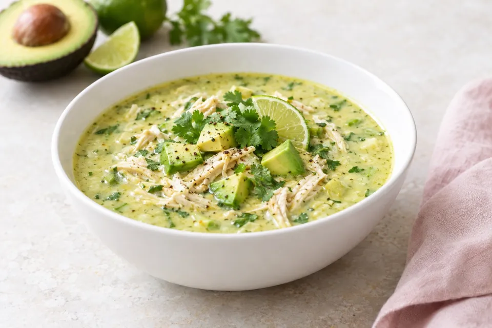 Chicken Avocado Lime Soup