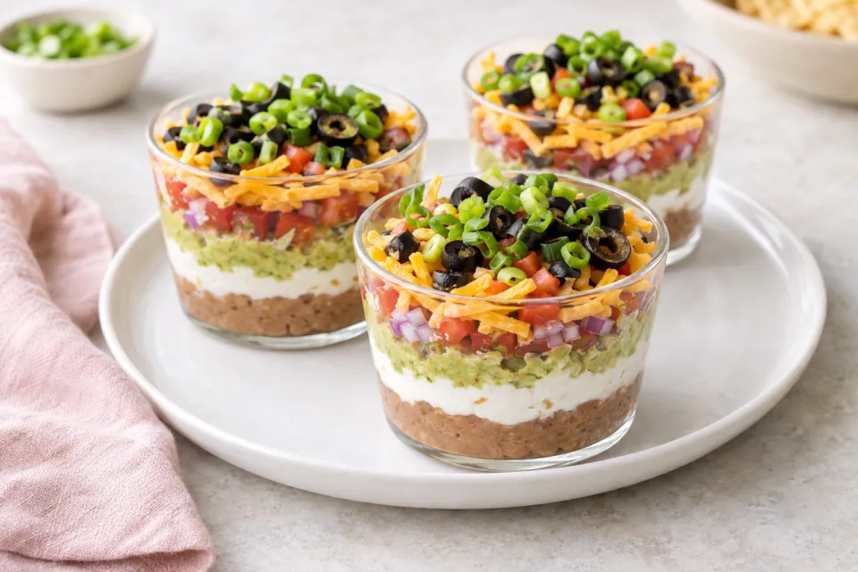 Individual 7 Layer Bean Dips