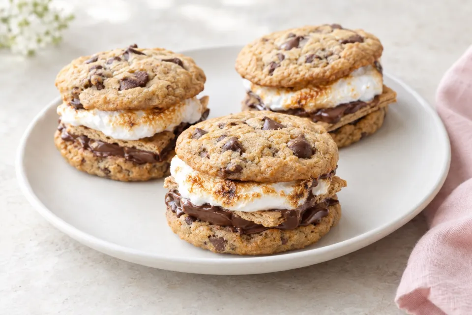 Chocolate Chip Cookie S’mores