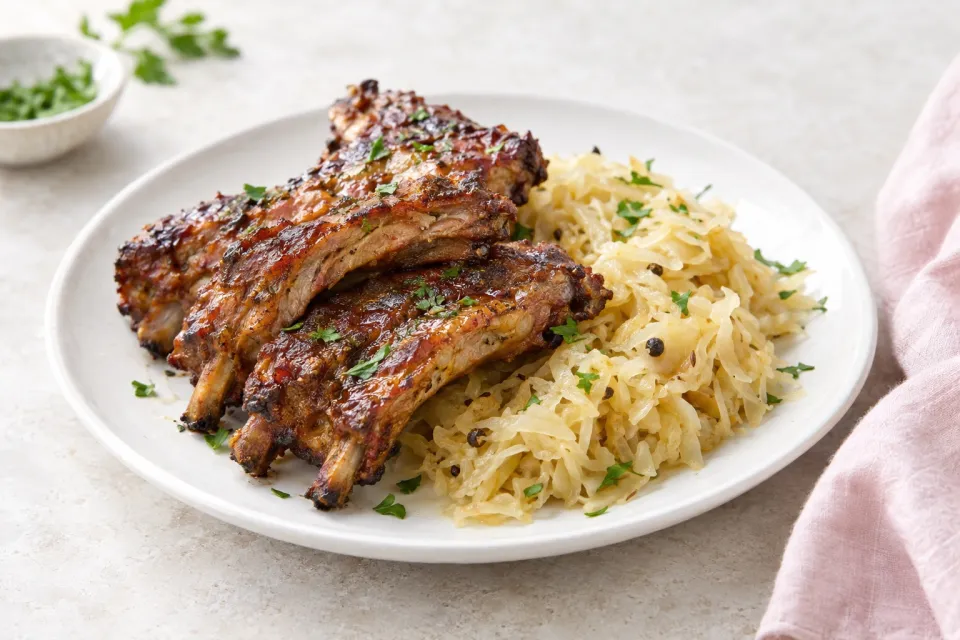 Spareribs and Sauerkraut