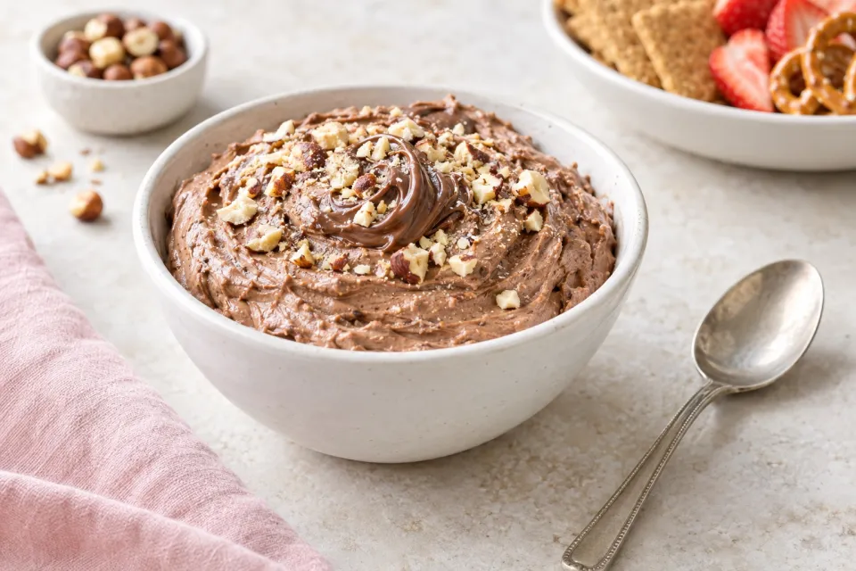 Nutella Cheesecake Dip