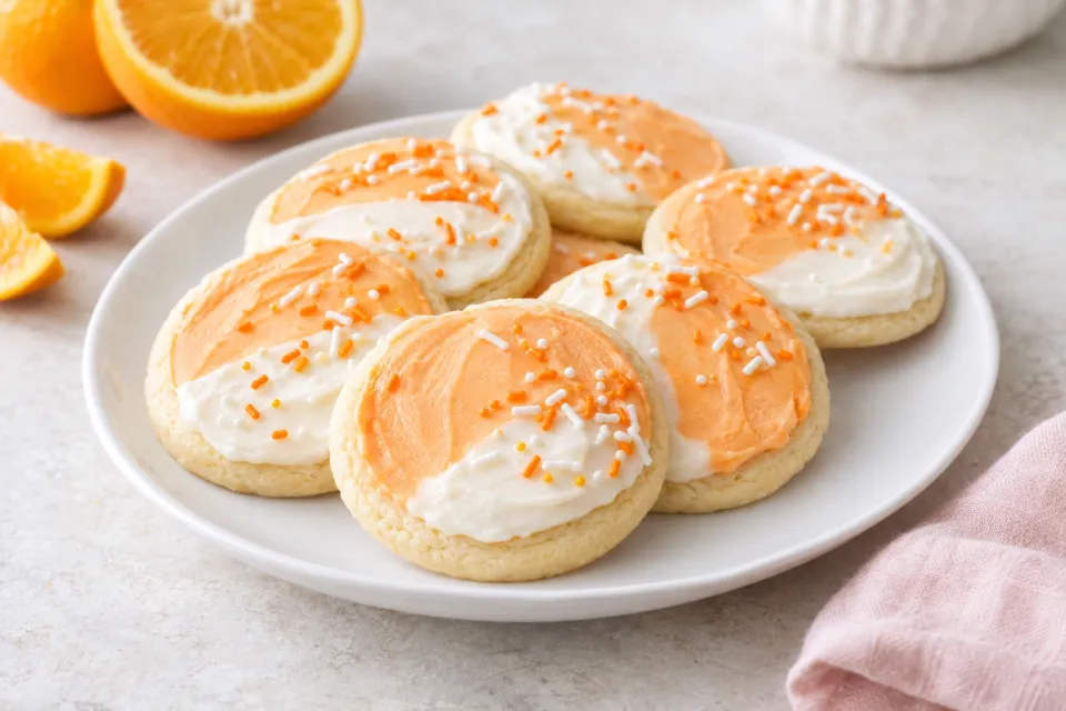 Orange Creamsicle Sugar Cookies