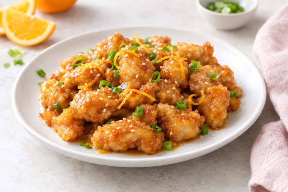 Lighter Orange Chicken