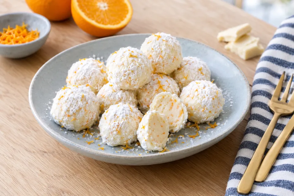 Orange Creamsicle Truffles