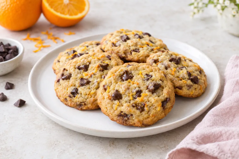 Orange Chocolate Chip Cookies