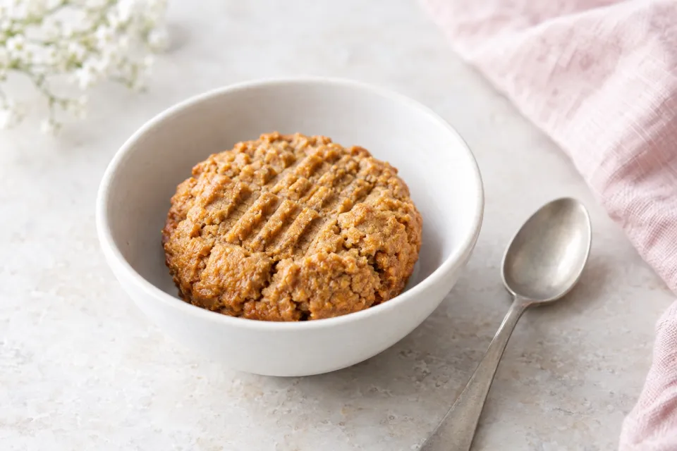 Recipe for One Flourless Peanut Butter Cookie