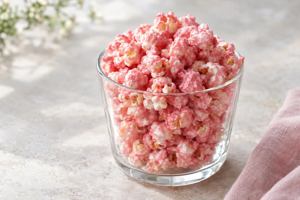 Old Fashioned Pink Popcorn