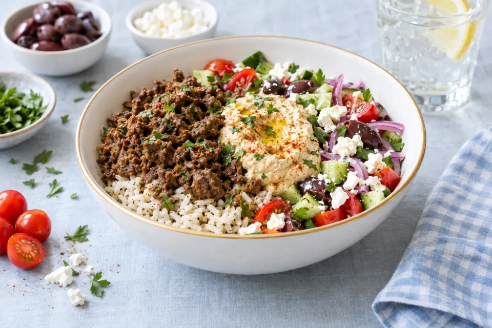 Mediterranean Hummus Bowls