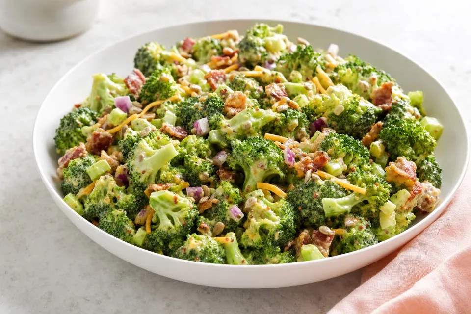 Honey Mustard Broccoli Salad