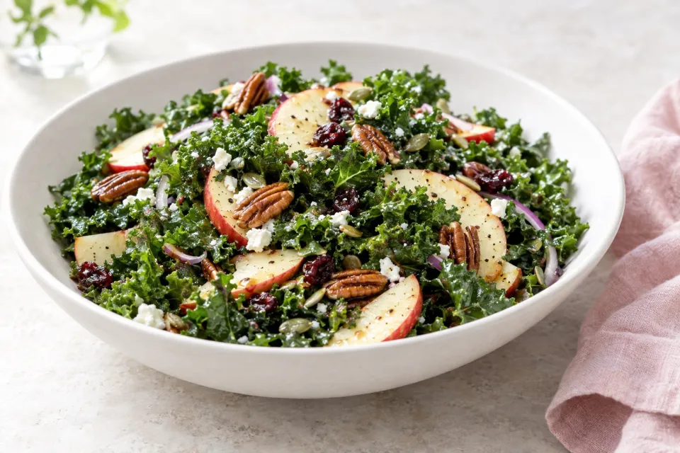 Autumn Kale and Apple Salad