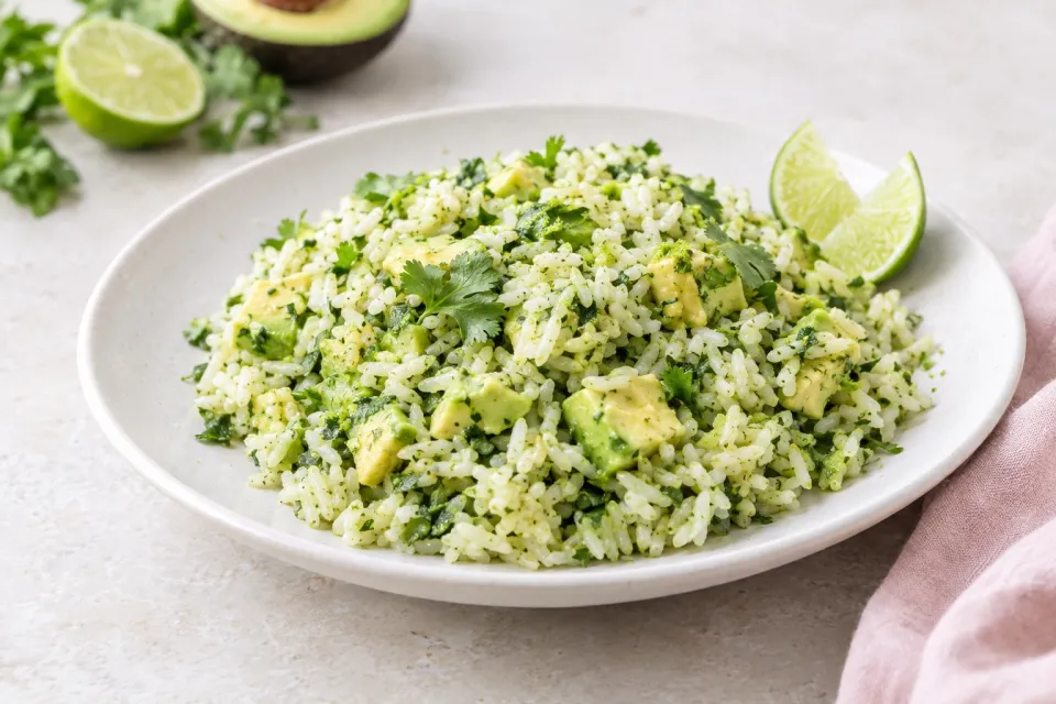 Avocado Cilantro Lime Rice