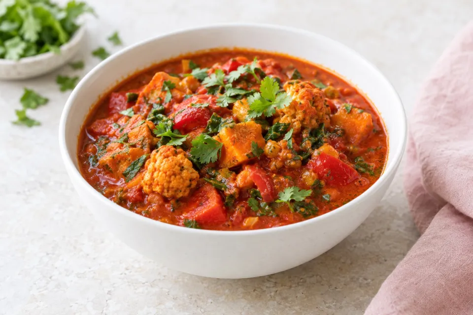 Red Vegetable Curry