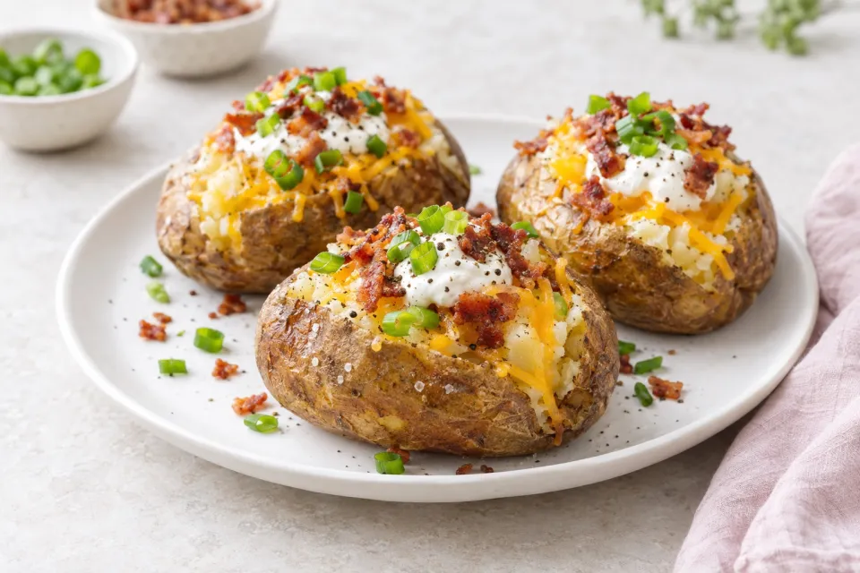 Slow Cooker Â€œBakedâ€ Potatoes