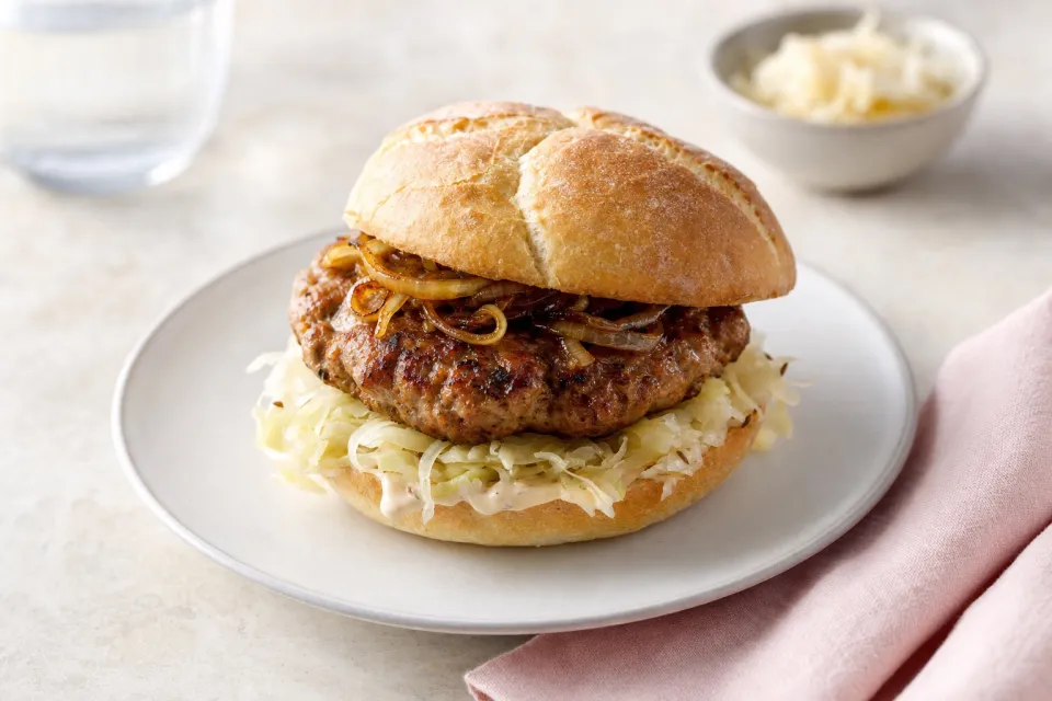German Pork Burger