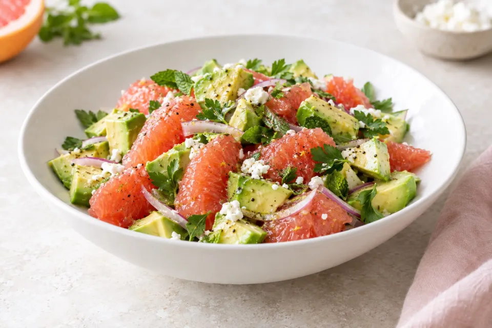 Grapefruit Avocado Salad