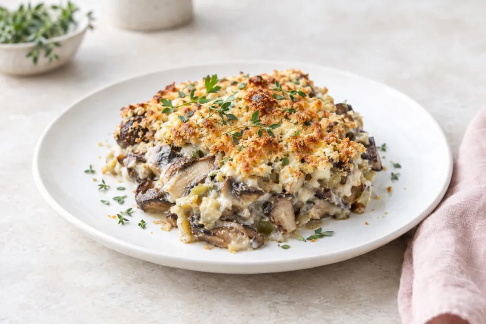 A Really Great Mushroom Casserole