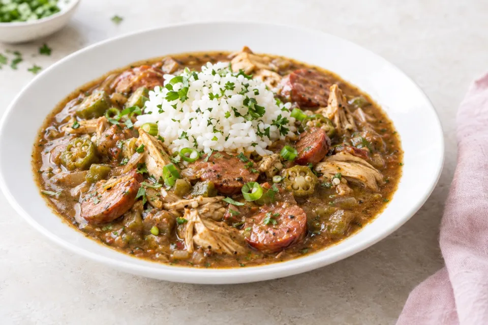 Cajun Gumbo with Chicken and Andouille Sausage