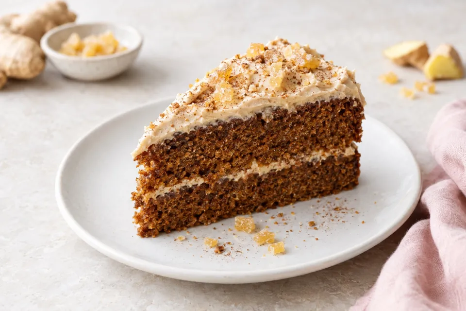 Triple Ginger Gingerbread Cake