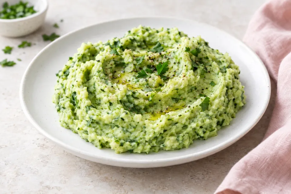 Green Mashed Potatoes