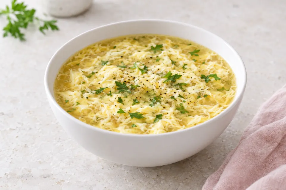 Italian Egg Drop Soup, Stracciatella