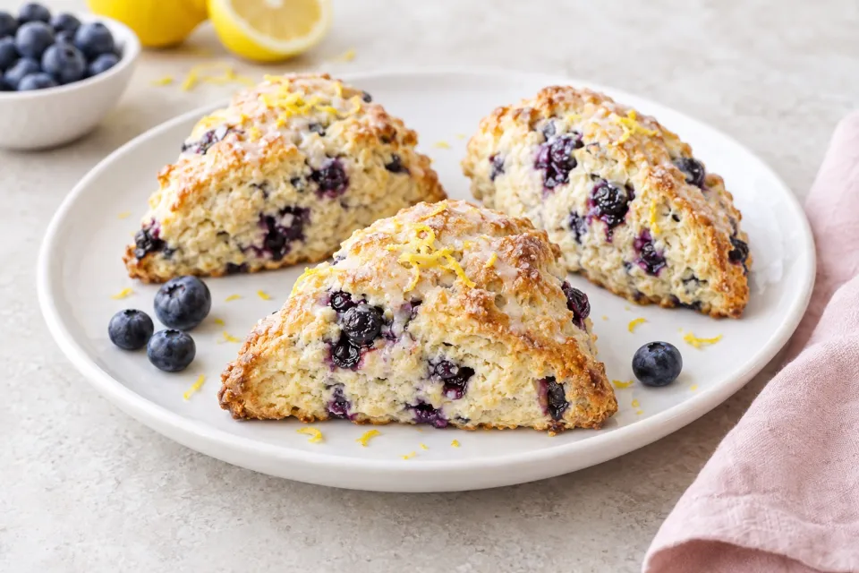 Blueberry-Lemon Scones