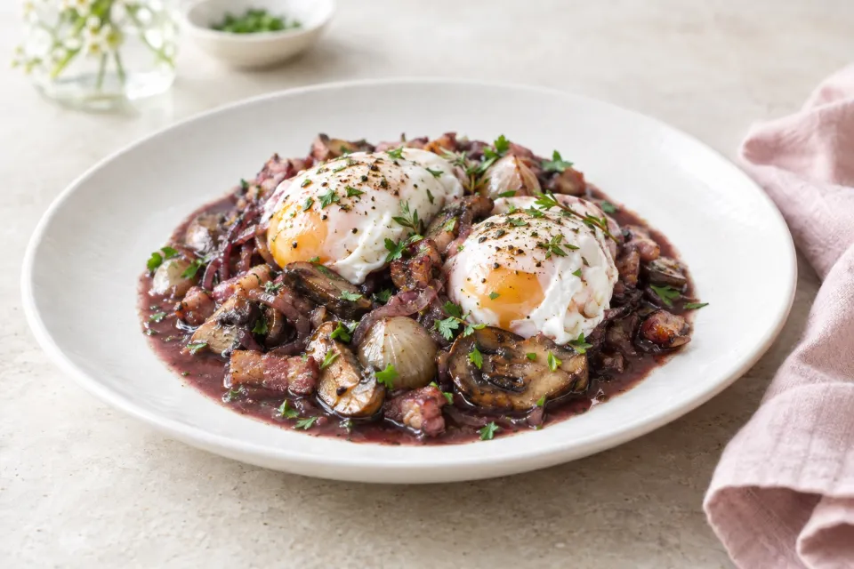 Eggs En Meurette