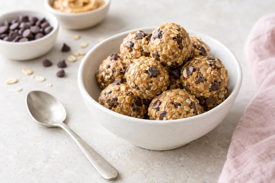 Chocolate Chip Peanut Butter Energy Balls