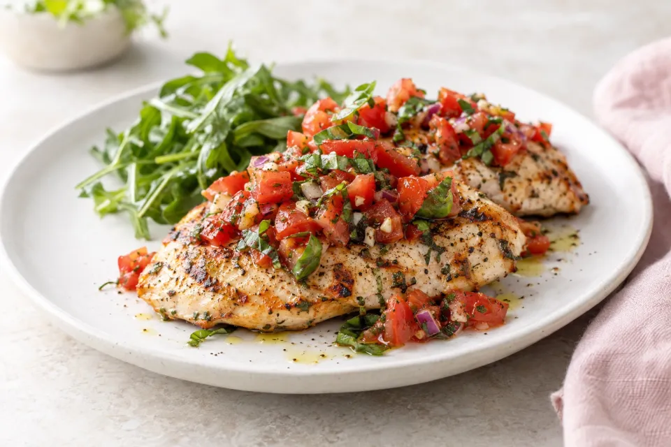 Grilled Bruschetta Chicken